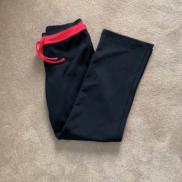 Inspired Jogger Pants in Black with Fuschia Tie - Picture 6 of 6